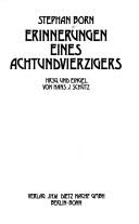 Cover of: Erinnerungen eines Achtundvierzigers