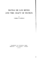 Cover of: Matias de los Reyes and the craft of fiction by Carroll B. Johnson