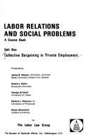 Cover of: Collective bargaining in private employment