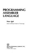 Programming assembler language by Abel, Peter