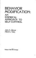Cover of: Behavior modification: an empirical approach to self-control