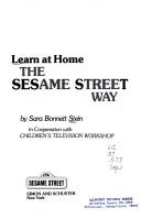 Learn at Home the Sesame Street Way by Sara B Stein