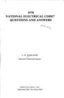 Cover of: 1978 National electrical code questions and answers