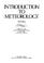 Cover of: Introduction to meteorology