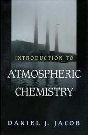 Introduction to atmospheric chemistry by Daniel J. Jacob