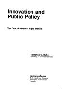 Innovation and public policy by Catherine G. Burke