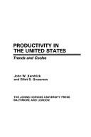 Cover of: Productivity in the United States: trends and cycles