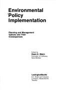 Cover of: Environmental policy implementation by edited by Dean E. Mann.