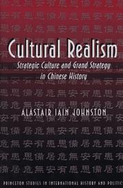 Cover of: Cultural Realism: Strategic Culture and Grand Strategy in Chinese History