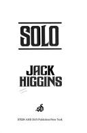 Cover of: Solo by Jack Higgins