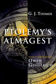 Cover of: Ptolemy's Almagest