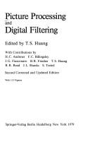 Cover of: Picture processing and digital filtering