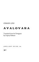 Cover of: Avalovara by Osman Lins