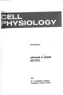 Cover of: Cell physiology by Arthur Charles Giese