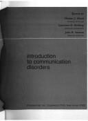 Cover of: Introduction to communication disorders