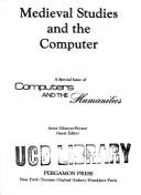 Cover of: Medieval studies and the computer: a special issue of Computers and the humanities