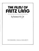 Cover of: The films of Fritz Lang by Frederick W. Ott