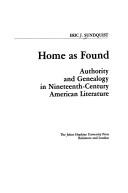 Cover of: Home as found by Eric J. Sundquist