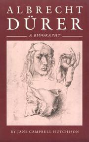 Cover of: Albrecht Durer by Jane Campbell Hutchison