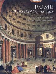 Rome, profile of a city, 312-1308 by Richard Krautheimer