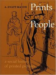 Cover of: Prints and People by A. Hyatt Mayor