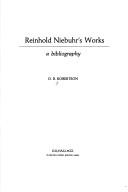 Cover of: Reinhold Niebuhr's works: a bibliography