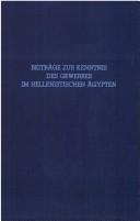 Beiträge zur Kenntnis des Gewerbes im Hellenistischen Ägypten by Theodor Reil