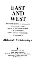 Cover of: East and West