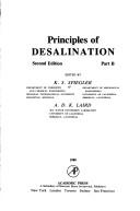 Cover of: Principles of desalination