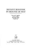 Cover of: Deviant behavior in defense of self