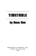 Cover of: Timetable by Amos Elon
