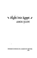 Cover of: Flight into Egypt by Amos Elon