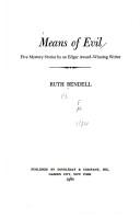 Cover of: Means Of Evil & Other St (Wexford Collection)