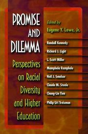 Cover of: Promise and dilemma | 
