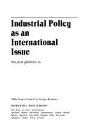 Cover of: Industrial policy as an international issue