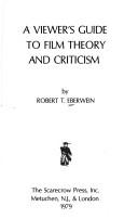 Cover of: A viewer's guide to film theory and criticism