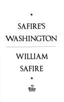 Cover of: Safire's Washington
