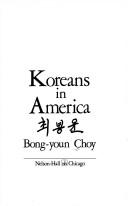 Cover of: Koreans in America