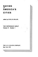 Cover of: Saving America's cities