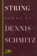Cover of: String by Dennis Schmitz