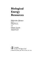 Cover of: Biological energy resources