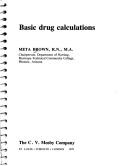 Cover of: Basic drug calculations