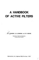 Cover of: A handbook of active filters