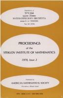 Cover of: Geometric problems in the theory of infinite-dimensional probability distributions by V. N. Sudakov