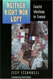 Cover of: Neither right nor left by Zeev Sternhell