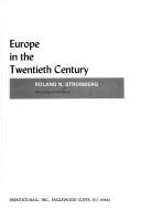 Cover of: Europe in the twentieth century