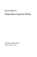 Cover of: Postmodern American poetry by Jerome Mazzaro