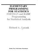 Cover of: Elementary programming for statistics by Richard A. Lyczak