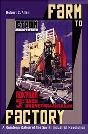 Cover of: Farm to factory: a reinterpretation of the Soviet industrial revolution