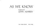 Cover of: As we know